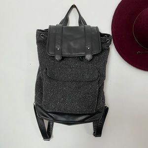 Anercrombie Gray Wool Backpack